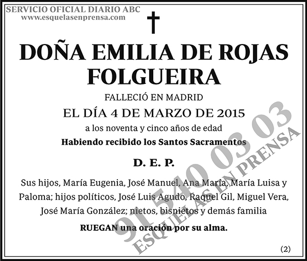 Emilia de Rojas Folgueira